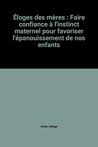 couverture de : &eacute;loges des m&egrave;res