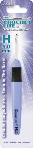 Cornerstone Products Crochet Lite - Aguja de ganchillo, calibre H, 5 mm, color violeta