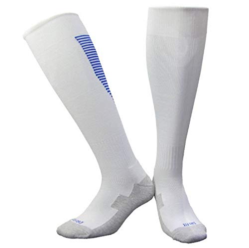 Bigood 1 paire Parent-Enfant Football Respirant Chaussette Printemps Été Rayure