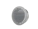  Rejillas Ventilación Alu C/Red Punta Aluminio Dia.MM.125