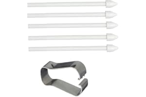 IISEON Puntas de lápiz Stylus Puntas de Repuesto para Samsung Galaxy Tab S6/S6 Lite/S7/ S7+ Plus,Galaxy Note 10/10 Lite/20/20 Ultra,Juego de Herramientas de Recarga S Pen Stylus Pen (Blanco)