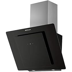 Orbegozo DS 75170 N Hotte aspirante décorative 70 cm en verre trempé, capacité d'extraction 579 m3/h, éclairage LED, 3 niveaux de puissance