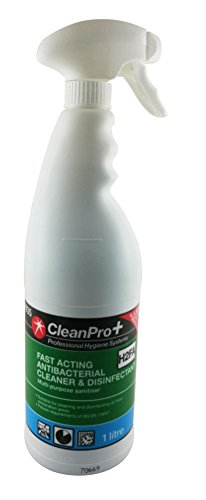 Clean Pro+ Fast Acting Antibacterial Cleaner & Disinfectant Trigger Spray 1L (2)