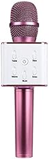 KONARRK 3.5mm Audio Jack Karaoke Wireless Microphone (Pink)