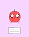Produktbild Notebook: Primary Story Journal Composition Notebook Cute Red Apple with Eyes Illustration, Composition Wide Ruled 7.5 x 9.25 inches, 110 pages, back ... teens, pre K-2, elementary, primary, teachers