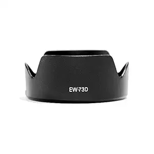 Boosty Bayonet Dedicated (EW-73D) Lens Hood for Canon EF-S 18-135mm f/3.5-5.6 is USM Lens on Canon EOS 80D 77D 60D, Replaces Canon EW-73D Black