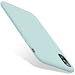 Produktbild TORRAS iPhone XS Hülle/iPhone X Hülle [Love Serie] Silikon Dünne HandyHülle Stoßfest Slim hülle Premium Kratzfest Case mit Soft Microfaser Tuch Futter Bumper für iPhone XS/iPhone X - Mint