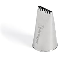 De Buyer - Douille à nid en inox - 7 trous 1,3 mm - En Inox, Idéale pour Décorer, Garnir et Remplir, Sans Soudure pour Hygiène Parfaite, S'Adapte aux Poches Pâtissières