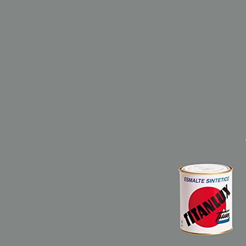 Titan 001051038 Esmalte Sintético, Gris Azulado, 375 ml
