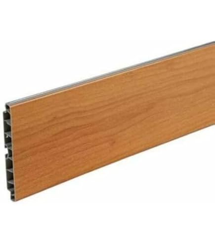 Set Finali Zoccolo Alfredo Calandrelli - H10 Cm Noce Chiaro | Made In Italy | 4 Pezzi - Foto 3