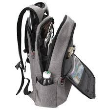 Kirando’s Premium Business Computer Rucksack – Diebstahl-Sicherung – USB-Anschluss z.B. für Power-Bank – 2 Farben – bis 15,6 Zoll – Audio-Kabel Zuführung – Getränke-Halterung – Testsieger 2017 - 3