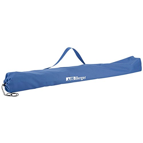 Berger Wäschespinne Maxi Aluminium, silber, 4-armig, Leinenlänge 20 m, Inkl. Bodenhülse und Wäscheklammern - 3