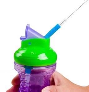 4 x Babyflaschen-Reinigungsbürste – Flaschenbürste, Strohhalm-Reiniger - 3