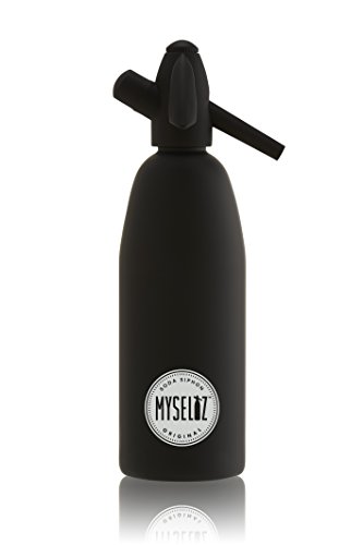Soda Siphon Matt Schwarz 1000 ml