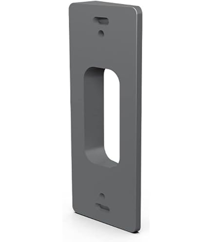 Staffa Angolo Regolabile Per Videocitofono | Compatibile Con Ring Video Doorbell 1/2/3/4 | Kit Montaggio Con Copertura