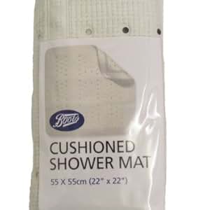 New Boots Non Slip Bathroom Shower Mat Cushioned Bath 55 X 55cms ...