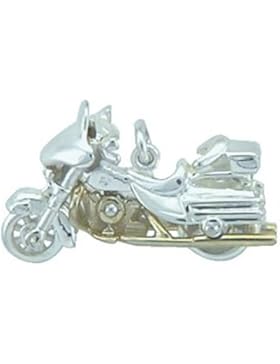 Silber 925 Sterling Silver Motiv - Anhänger - Harley - Davidson - B. 26,7 mm - H. 21 mm