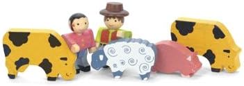 Jeujura J8086 Farmers and Animals Set, Multi-Color