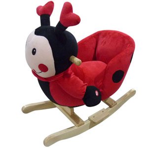 SPEED Infant Toddler Rocking Animal Baby Children Rocking Chair LadyBug