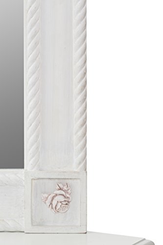 Premier Housewares Chic Wall Mirror - Natural White