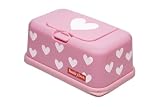 FunkyBox Easy Wipe Dispenser Box Pink white Hearts