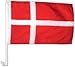 Produktbild Autofahne Autoflagge Dänemark 30 x 45 cm