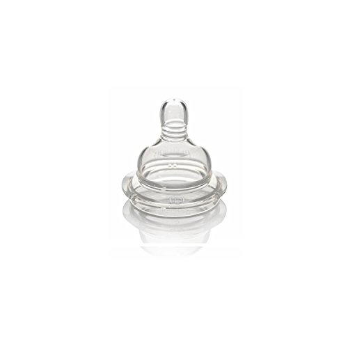Mamajoo BPA Free Silicone Bottle Teats with Storage Box for Babies (12 Plus Months, Large, Pack of 2)
