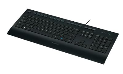 Logitech K280e USB QWERTY US International Noir clavier - claviers (USB, Bureau, QWERTY, US International, PC/serveur, Standard)