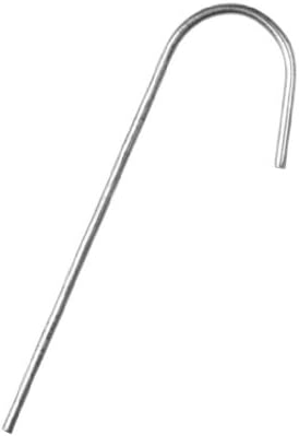 20 Steel Metal Pegs Tent Garden Camping Gazebo Tarpaulin Ground Sheet Tarp Hooks