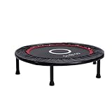 Skwenp Trampoline Pliant ménages Perte de Poids Trampoline Sourdine Adulte Enfant Intérieur Gym Petit Trampoline Aérobic Danse Trampoline Portable Poids Trampoline Perte (Color : B)