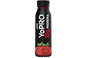 DANONE YOPRO Yogur líquido con 25g de proteína (PACK DE 5 Und.) (FRESA)