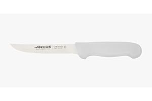 Arcos Coltello Disossatore con Lama in Acciaio Inossidabile Nitrum 160 mm – Coltello da Macellaio Professionale per Tagliare Ossa e Carne, Manico Ergonomico in Polipropilene – Bianco, Serie 2900