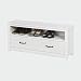 Produktbild SoBuy® FSR48-W Garderobenbank Sitzbank Bettbank Schuhschrank mit Einer offnen Ablage und Einer Schublade, weiß, BHT ca: 99x47x29cm