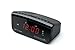 Price comparison product image Muse M-12 CR Radio Alarm Clock (PLL Tuner, 2 Alarm Times, 1.5 cm (0.6 Inch) LED Display, Black