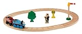 Enthält ovalen Strecke, Thomas-Lok, Zugwagen, Dicker-Kontrolleur-Figur, Baum und zwei Signalteilen