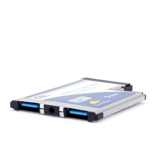 CSL     Tarjeta ExpressCard PCMCIA USB 3 0 Super Speed  54 mm   2 puertos   compatible con Windows 10  para ordenadores port  tiles   Distribuidor interno USB