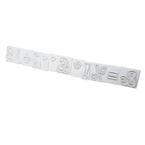 CurtzyTM 64 teiliges Stempelset Alphabet Buchstaben Charakter Kuchendekoration Fondant Zuckerguss - 3