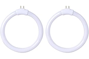 Odavom Anello Tubo Lampada Rotondo - Lampadina a Tubo Fluorescente Circolare 11W/T4/220V - Vetro Anello Tubo Lampada - Proiettore 9,5 Cm Diametro Esterno 12,2 Cm