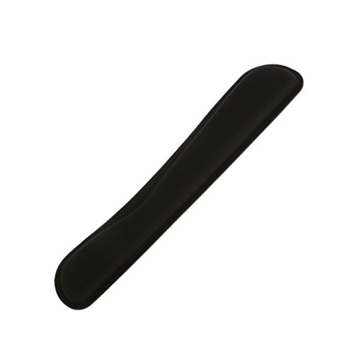 MagiDeal Gummi Tastatur Pad Handgelenkstütze mit Weiche Schaum für PC, Schwarz - 4