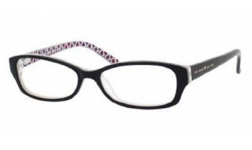 Preisvergleich Produktbild KATE SPADE Brillengestell SHEBA 0SS6 Schwarz / Cremefarben / Kristall 51MM