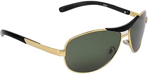 Spexra Polarized Green Avaiator Sunglasses For Men & Women (Spex-UV-58