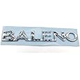 Car Emblem Monogram Logo Badge Decals Sticker Full Chrome Plastic for (Baleno)