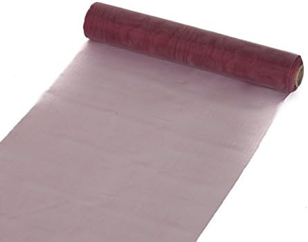 29cm x 26m Sheer Organza Roll Dusty Pink - Perfect as Christmas Decorations, Table Runners or Chair Sashes Fabric