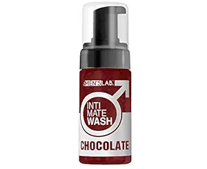 THE MENS LAB Intimate Wash For Men, Natural Ingredients, Chocolate With Tea Tree, SLS and Paraben Free, 100ml