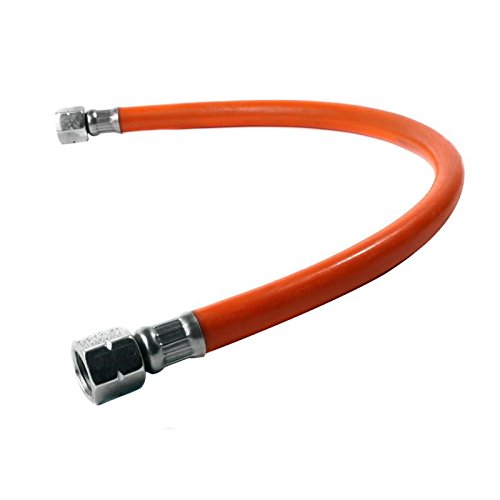 ECD Germany 50 mbar Druckminderer mit Manometer Gasdruckregler + 40 cm Mitteldruck-Propanschlauch Gasdruckschlauch Gasschlauch - 7
