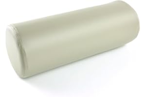 Teqler Nackenrolle mit Kunstlederbezug