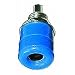 Produktbild Bananen-Buchsen 4mm Bef.-Mutter mit Ring, blau (Telefon