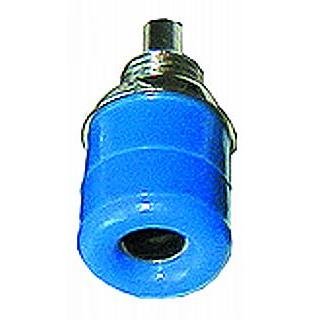 Preisvergleich Produktbild Bananen-Buchsen 4mm Bef.-Mutter mit Ring, blau (Telefon