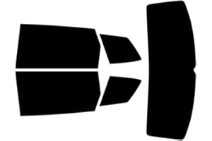 TINTCOM Pellicola Oscurante Vetri Auto Pre-Tagliata per-Skoda Karoq 5-Porte 2017-... Vetri Posteriori & Lunotto (05% Super Nero)