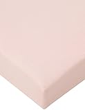Pinolino 540004-7 - Spannbetttuch für Wiegen, Jersey, rosa